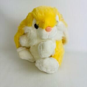 Lemonwood Asia Children's Yellow White Bunny Rabbit Plush Stuffed Animal